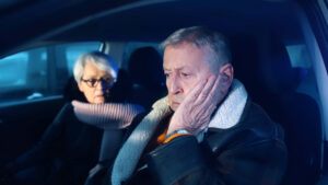 Older man scared to drive